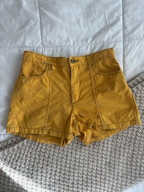 BDG Mustard High-Waist Utility Shorts